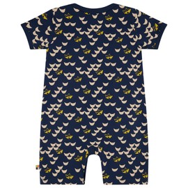 loud + proud Unisex Baby Print, Organic Cotton, GOTS Certified Player, Ultramarine, 62-68