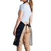 Smooffly Sun Moon Star Apron,Adjustable Neck Bib Apron for Men