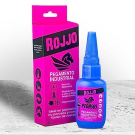 Pegasus Pegamento, Pegamento Industrial, Pegamento Transparente, Cianocrilato, Fijador de Roscas yTornillos Bote con 30 ml