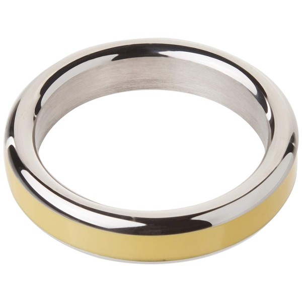 M2M M2M1221Y - 1.875 Metal C-Ring-S Steel with Yellow Band with Bag