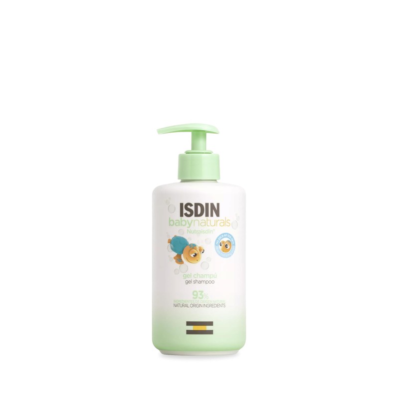 ISDIN Baby Naturals Shampoo para Bebé, con un 93% de