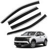 CXZHAZD Shatterproof Tape-On Rain Guards for Nissan Kicks 2025 2026