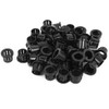 TA-VIGOR 50Pcs 10mm Cable Hose Snap Bushing Grommet Protector, Black