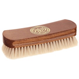 Collonil 1909 Fine Polishing Brush Made with Real Natural Goat Hair with Wood Handle (6 in.) for Polishing & Cleaning All Designer Leather Shoes, Clothes, and Handbags. by Collonil