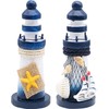 Wooden Lighthouse Ornaments Nautical Bathroom Decorations Maritime Lighthouse Seaside Ornaments