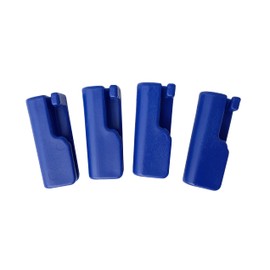 TAYLOR MADE PRODUCTS Quick Knot Boat Fender Hangers for 1/4" Line, Heavy-Duty Blue Molded Nylon, 2-1/8" x 1-1/8" x 3/4", 4-Pack - 1098