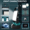 T-SUN LED Construction Spotlight for Makita 18 V, 100 W