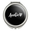 GRAPHICS & MORE Auntie Heart Compact Travel Purse Handbag Makeup