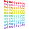 Tellegloww 1-100 0.98" Glass Magnetic Numbers for Whiteboard,Rainbow Color