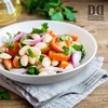 6 Porcelain Pasta Bowls - Bowl Dish Set for Salad,