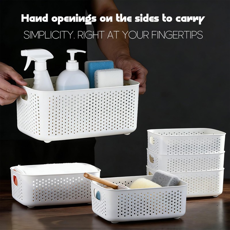 LivLab Mker Food Storage Container Sets BPA-Free Plastic Stackable Shelf