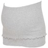 Mamiruna Women's Casual Stretch Rib Belly Wrap, gray
