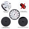 Indoor Outdoor Thermometer Large Waterproof Wall Patio Weather Thermometer No