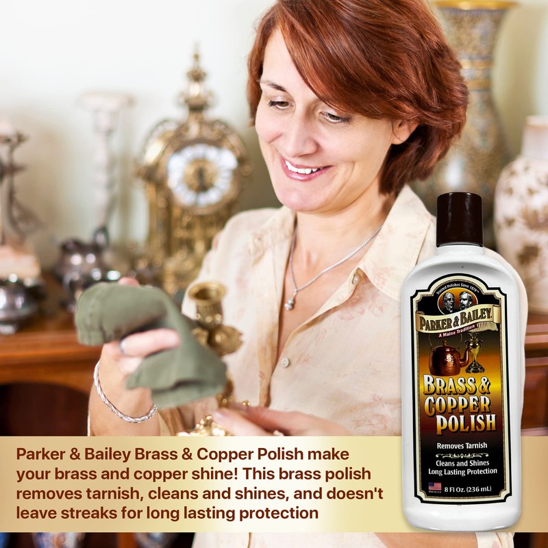 Parker & Bailey Brass & Copper Cleaner – Removes Tarnish