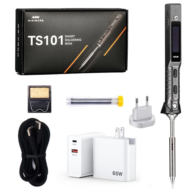 MINIWARE TS101 Soldering Iron Welding Machine B2 Tips USB-C PD