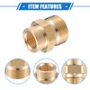 VekAuto M14x1.5 to 15mm M22x1.5 Female to Male Adapter Brass