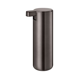 blomus MODO Soap Dispenser Burned Metal 8 L x 6 W x 16 H cm 165 ml Hand Soap Dispenser Bronze Pump Dispenser Made of Stainless Steel Rubber Base