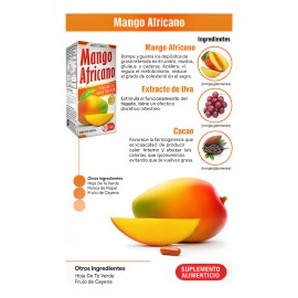 Mango Africano Reforzado 30 Capsulas 500mg Cada Una Master Magic Trim Suplemento Dietetico Sin Sabor Bienestar                                        