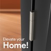 MEGA HANDLES - Square Barrel Hinges with Square Corners, Stainless