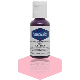 Americolor Soft Gel Paste Food Color, 3/4-Ounce, Soft Pink
