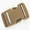 Duraflex 1.5” inch(38mm) Quick Side Release Buckle -Coyote Brown- Flat