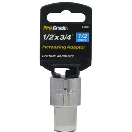 Pro-Grade 14003 1/2-Inch Drive with 1/2-Inch x 3/4-Inch Increasing Adaptor