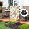 Qulkws 10 Pieces Garden Flag Rubber Stoppers Rubber Garden Flags
