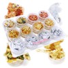 Princess-style Nail Foil Nail Nugget Embedded Resin Enclosed Material 12pcs/set
