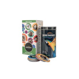 Genial Memory Animal Edition, 72 Multi-Colour Cards with Special Functions