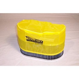 Outerwear Pre-Filter, 5.5 X 9 Oval, 4 Tall, Yellow, Compatible with Dune Buggy