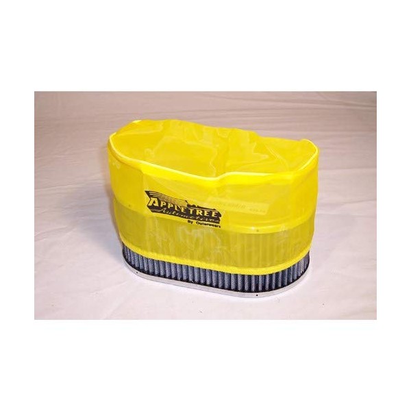 Outerwear Pre-Filter, 5.5 X 9 Oval, 4 Tall, Yellow, Compatible