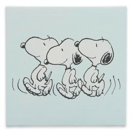 Peanuts Snoopy Happy Dance Gallery Wrapped Canvas Wall Decor - Cute Snoopy Wall Art for Home, Office or Classroom