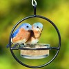 Mosaic Birds M045-200-15 Hummble Basic Bird Feeder Cobalt Blue