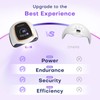 UV LED Nail Lamp, Gugusure Upgrade 180W Nail Dryer for