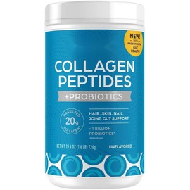 Or-gain Collagen +Superfoods with 20 Grams of Grass-Fed Collagen and Vitamin C, Unflavored,1.6 lbs | 34 Servings | 20g Grass-Fed Collagen Peptides | 19g Protein 0g Sugar, 0g Carbs