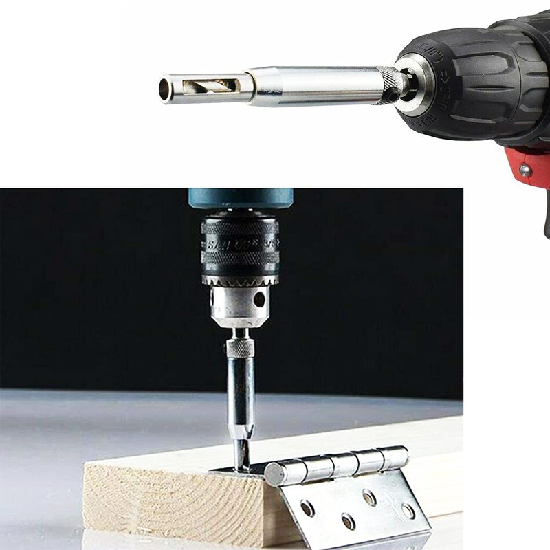 Hinge Drill Set, 8 Pieces, Self-Centring Drill Set, Centring Drill,