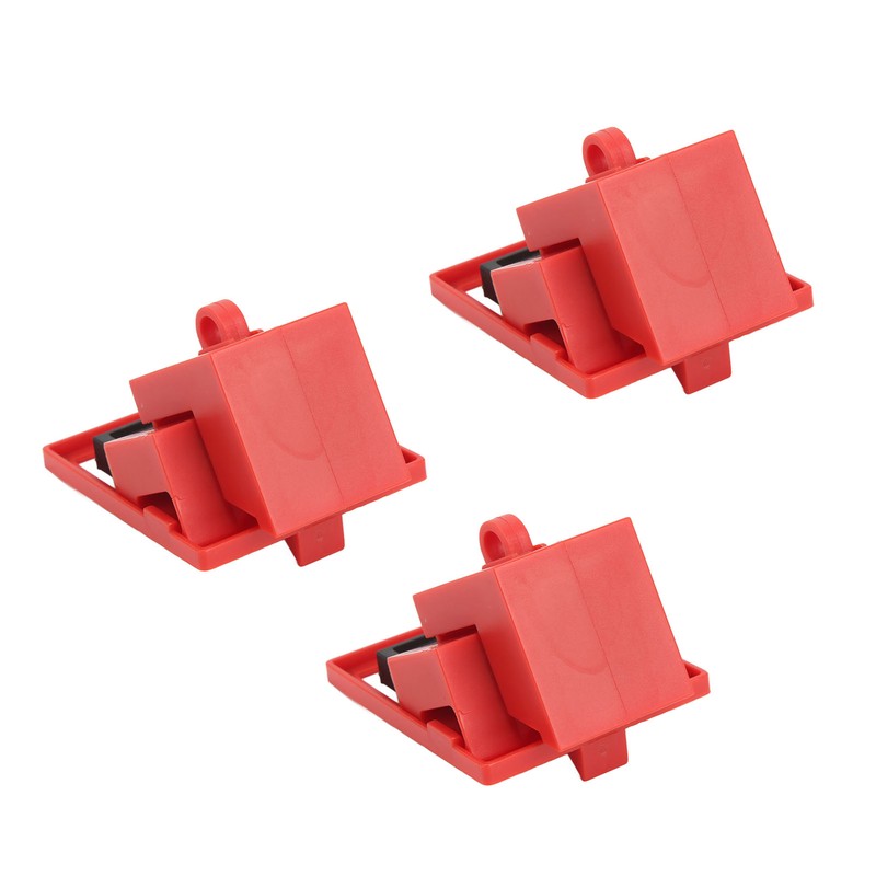 3Pcs/Set Large Clamp On Circuit Breaker Lockout Device Temperature Resistance