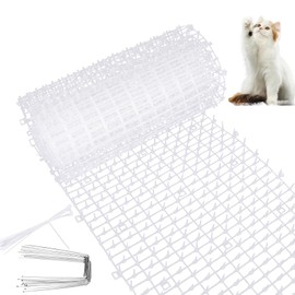 LDXDRU 13ft x 12in Scat Mat for Cats, Cat Spike Mat, Anti-Cats Deterrent Mat, Cat Repellent Mat, Cat Digging Stopper Prickle Strip for Indoor Outdoor Sofa Furniture, Cat Scat Mat with Spikes