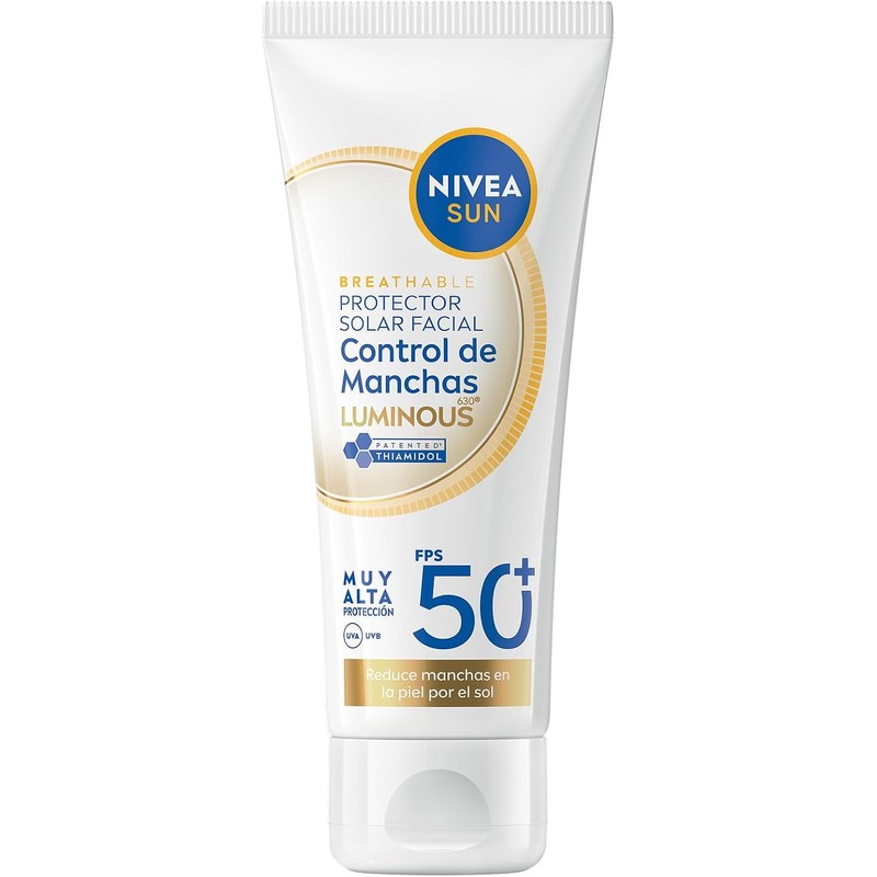 Protector Solar Facial NIVEA SUN Control De Manchas Luminous 630