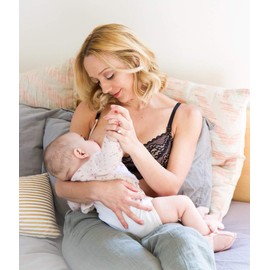 The Dairy Fairy Ayla: Underwire Nursing and Hands-Free Pumping Bra,Medium / 3,Cream