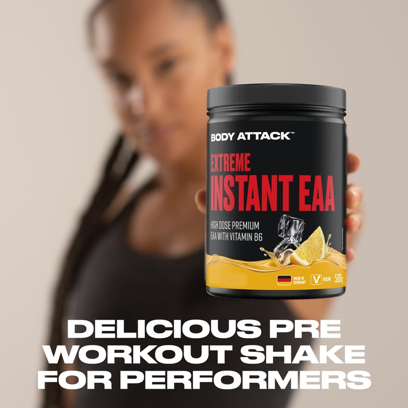 Body Attack Extreme Instant EAA Powder - Ice Tea Lemon,