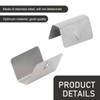 dawfall 12 PCS Automotive Wind Deflector Clips, 0.41" x 0.59
