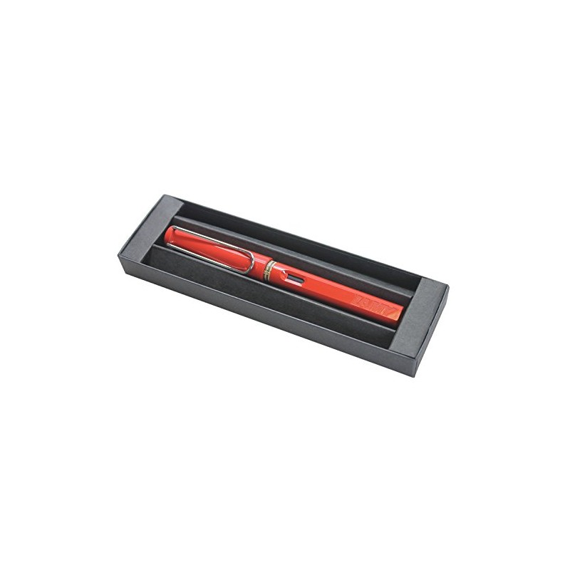 Lamy Safari Fountain Pen, Nib: F Red Fountain Pen with