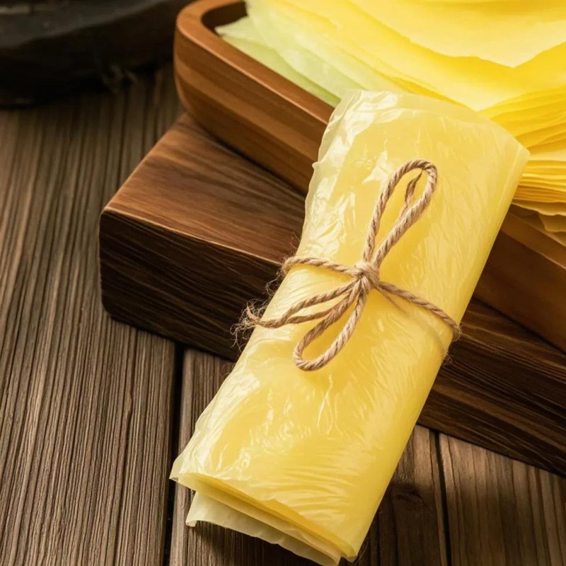 Handmade Sliced Tender Tofu Skin, 3 Pack Soybeans Skin for