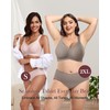 HORISUN Women's Without Underwire Bra, Comfort Seamless Push Up Bralette
