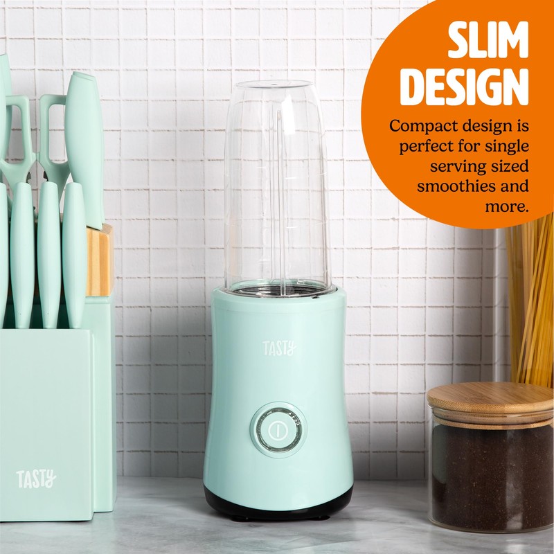 Tasty Personal Blender With Cup, 350W Powerful Blending Motor, 9-Piece