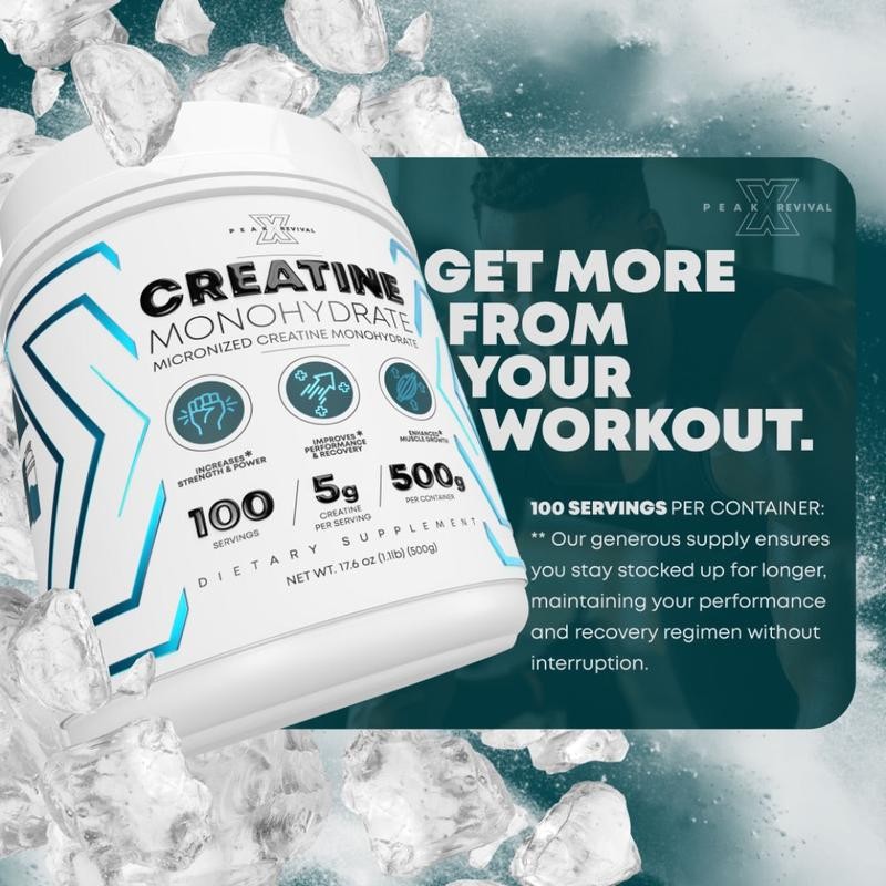 Creatine Monohydrate 100 Servings