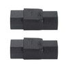 2Pcs IEC320 C14 to IEC320 C21 Power Adapter IEC320 C14