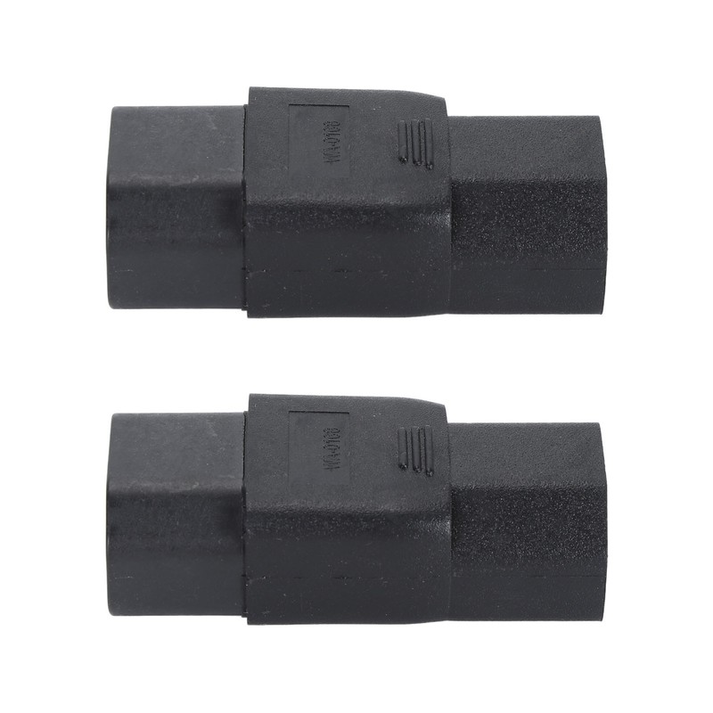 2Pcs IEC320 C14 to IEC320 C21 Power Adapter IEC320 C14