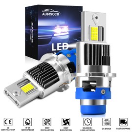 AUIMSOCO For Toyota Sienna 2011-2020 D4S D4R LED Headlight Bulbs Kit Super Bright White